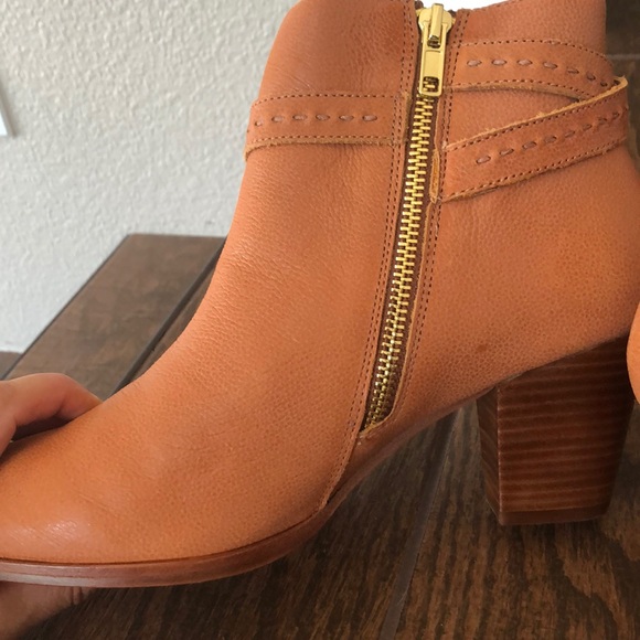 Anthropologie Rose Side Buckle Leather Boots - Picture 7 of 7